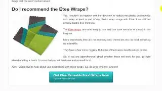 Organic Reusable Food Wraps by Etee | Etee Food Wrap Say Goodbye to Plastic