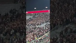 No shirt section having so much fun at Doak #fsufootball #VTvsFSU #floridastate #shorts #gonoles