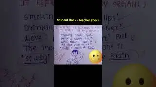 Student Rock - Teacher shock  #students #teacher #exam #intelligence #comedy #funny #memes #ytshorts