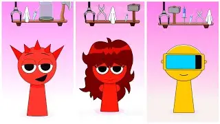 OH NO! HELP 😱 RADDY 🆚 RETAKE 🆚 GARNOLD | Sprunki Incredibox
