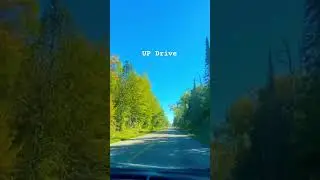 UP drive #michigan #sunset #mackinawcitymichigan #travel #music #fall #drive #roadtrip