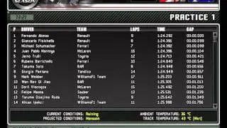 2005 RH Season race formula 1 Mod F1C Racing F1 Challenge 99 02 World Championship racesimulations Grand Prix 4 GP 4 2013 2011 2012 19 00 29 39 04