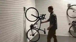 NEW storeWALL Bike Storage with the Rotating J Hook