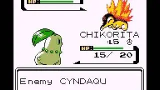 Pokemon Crystal Unevolved Challenge vs Rival Battle 1