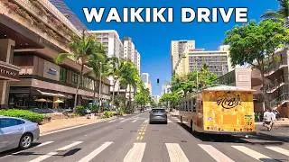 Driving Through Waikiki, Hawaii 🌴 | Daytime POV