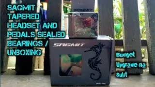 SAGMIT EVO2 TAPERED HEADSET And PEDALS SEALED BEARINGS | UNBOXING