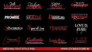 Wedding Fonts Free Download | Wedding Text Style PSD #weddingtext