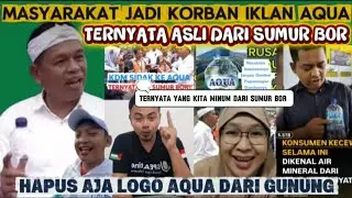 LUCU YA !!! Kdm sidak AQUA He Ternyata Yang kita minum Asli Sumur Bor,Begini komentar netizen.