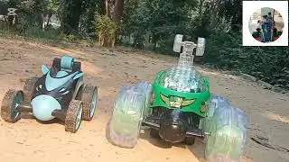 RC Racing Car vs Ben 10 stunt car