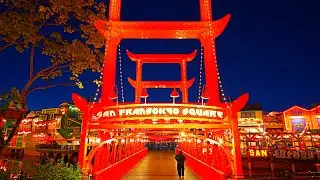 🌉 [JULY 2025] San Fransokyo Square at Night! | NEW Disney California Adventure Walkthrough 4K