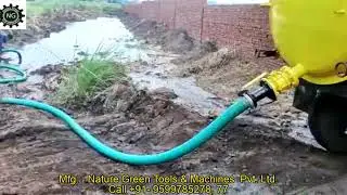 NG Trailer Mounted Sewer Suction Machine.