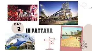 DAY 2 IN PATTAYA TOUR  || UNDERWATER WORLD || TERMINAL 21 MALL || BEACH #pattaya #food #thailand