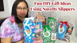 Fun Diy Gift Ideas Using Dollar Tree Novelty Slippers