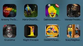 Amonny,Horror Ghost Guest,Dark Ice Scream,Monster Predator,Grandma,Night Escape
