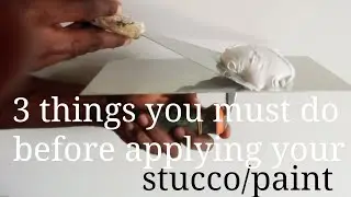 How To Do a Venetian/Stucco background. | DIY | Wall Preparation, Step By Step  With Basic Tool
