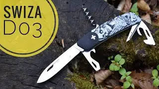 Нож Swiza D03 Dia de Muertos обзор, сравнение с Victorinox.