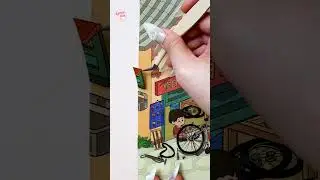 DIY Sticker House - Relaxing ASMR #246 #sticker #aesthetic #cute #miniature