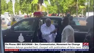 Hopeson Adorye Granted Bail: Movement for Change accuses govt of witch-hunting Hopeson Adorye