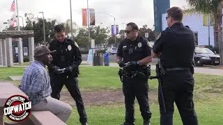 Copwatch | Alleged DV in the Park | Irate Woman Rolls Up to Film the Police