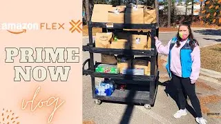 Driving For Amazon Flex | Prime Now Delivery Vlog #2 | Amber Dawn