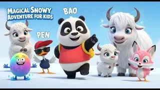 Join BAO the brave panda and PEN the cool duck Fun Ice Quest - Save the Lost Baby Yak