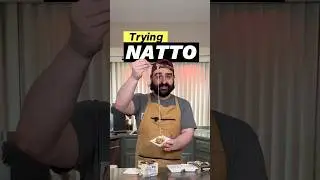 Eating Natto - Slimy Fermented Soybeans
