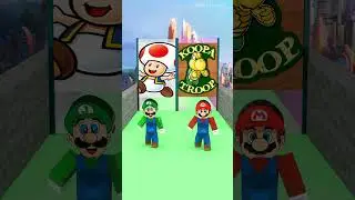 Build a Queen Run Challenge with Sprunki Mario and Friends!