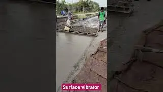 surface vibrator #road #rcc#pcc #viral #construction #civilconstruction #public #civilwork #video