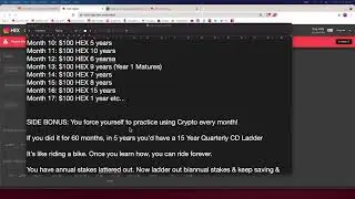 HEX Strategy:  Zero to 100 | Leverage DCA / Holding / Saving / Getting Paid in Crypto w/ this model