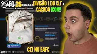 CHEGAMOS NA PRIMEIRA DIVISÃO DO RIVALS E TIRAMOS UM ICON BRASILEIRO NA CAÇADA NO EAFC26 🔥