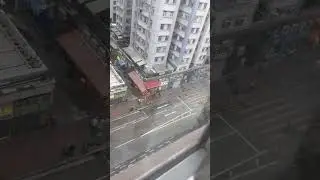 HONGKONG SORE MENDUNG,KU PANTAU DARI JENDELA RUMAHKU