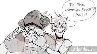 Junkrat x RoadHog (roadrat)-the carpal tunnel of love