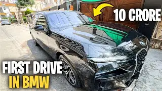 First Drive In B.M.W i7 Car 😎