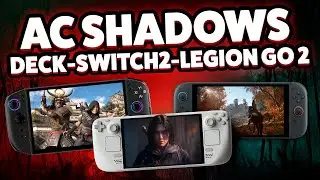 Asassin's Creed Shadows en Switch 2 & Steam Deck & Legion GO 2 🥷