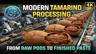 Inside a Modern Tamarind Processing Facility: From Harvested Pods to Finished Paste (Complete Flow)
