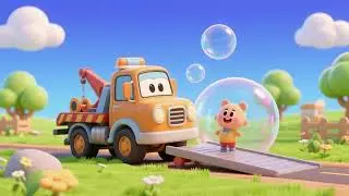 🚚 Tow Truck Bubble Adventure | Nursery Rhymes & Kids Songs
