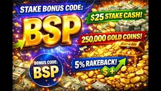 NEW TODAY: Stake.us Promo Code BSP - $25 Cash + VIP Rewards