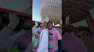 Disney World 5k 👑 #rundisney #disney #disneyworld #disneyparks #epcot #race #travel #shorts #fun
