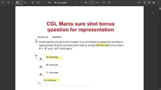SSC CGL MAINS WRONG QUESTIONS 😡 Must Challenge! #ssccgl2025  #cgl2025  #answerkey #aspirants #ssccgl