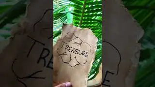 Coffee Art Challenge | How to make an Ancient Treasure Map
