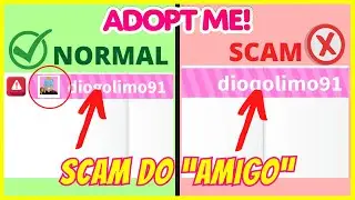 ⚠️ NOVO SCAM perigosíssimo no Adopt Me! ALERTA! ⚠️