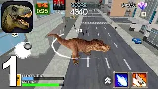 T-rex Simulator Dinosaur Games Android Gameplay