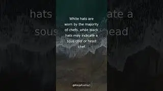 What is the significance of the different colored chef hats? #shorts