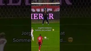 Sommer 300 IQ 🧠 Penalty save #sommer #jorginho #shorts