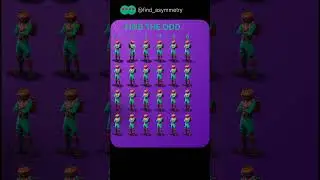#Asymmetry Find the Odd #fortnite #fortnite skin #challenge #fortnite #Tomatohead #shorts