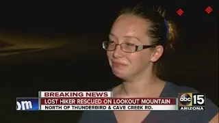 Lost hiker rescued on Lookout Mountain