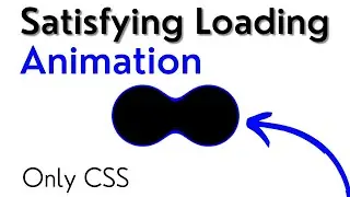 Satisfying Loading Animation with Only CSS | UI/UX & CSS Tutorial | FrontendDUDE