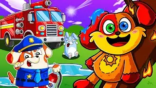 2D Animation 🔥 Firefighter Dog Hoo Doo on the Rescue Mission | Hoo Doo Police