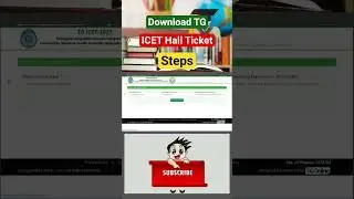 icet Hall ticket Download from online download tg icet hall ticket 2025 #icet2025halltickets