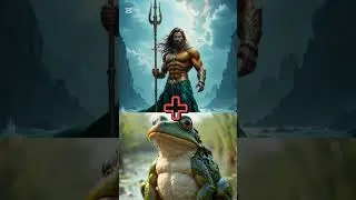 AQUAMAN HYBRID FUSION WITH WILD ANIMAL .#aquaman #shorts #youtubeshorts #fyp #hybridanimals